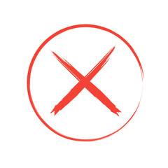 doodle prohibition sign