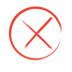 Obraz premium doodle prohibition sign