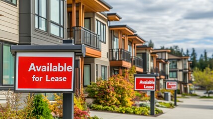 Luxury Townhouses Available for Lease: Modern Residential Community