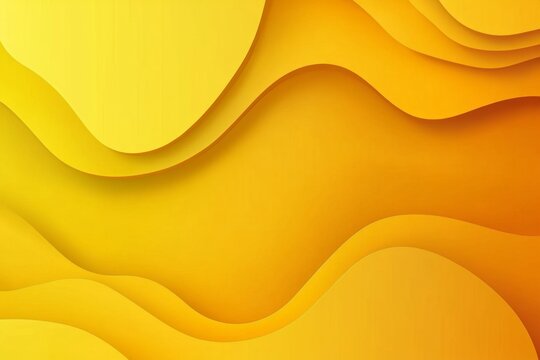 Abstract yellow waves background design