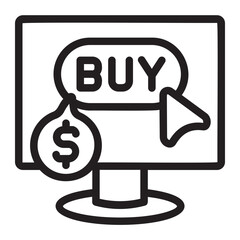 buy line icon