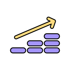 Icon a earnings, isolated against a clean background.