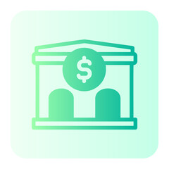 bank gradient icon
