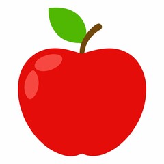apple illustration on white background