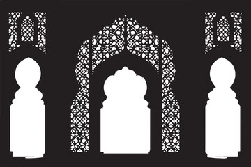 Fototapeta premium Sacred Symmetry: The Intricate Art of Islamic Geometric Patterns 