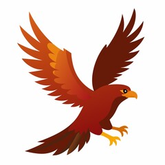 eagle illustration on white background