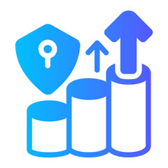 Security gradient icon