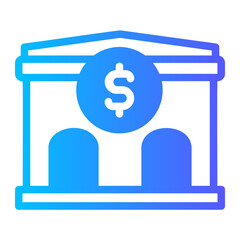 bank gradient icon