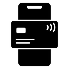 Irtual Card Glyph Icon