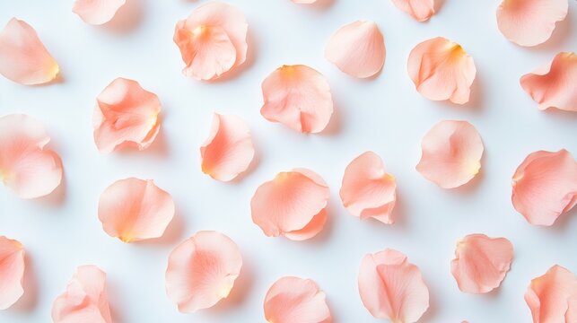 The carefully positioned persimmon slices on a white canvas highlight their lively color and sleek texture, making them perfect for culinary arrangements and healthy living content