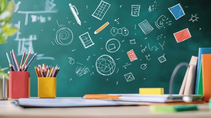 Playful Learning Environment with Floating Supplies