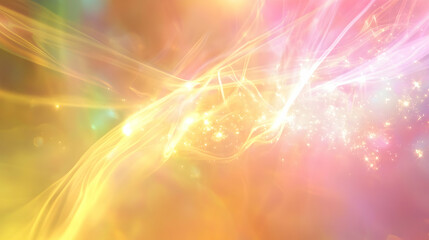 Fototapeta premium Abstract light energy flow, vibrant colors, cosmic background, design element