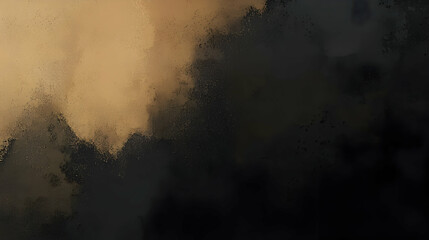 Fototapeta premium Abstract Gold and Black Ink Wash Painting Background Texture