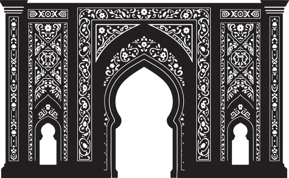 Islamic Gate Laser Cut Designs