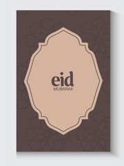 Ramadan and Eid greeting cards background with copy space,Eid Al-Fitr Mubarak, Ramadan Kareem, Islamic Style Greeting Background Collection with Arabic Ornaments in Modern design with geometric shape.