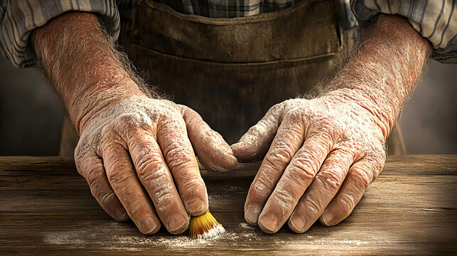 Artisan crafting technique workshop photography rustic setting close-up handmade skills
