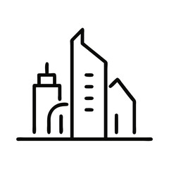 vector illustration of a castle