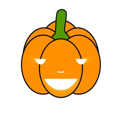 halloween pumpkin face