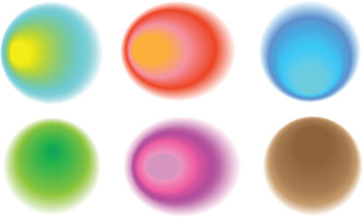 gradient background shape blur abstract color blue gradation aura light noise white vector element mesh fluid grain soft y2k green pink watercolor yellow holographic effect water glow blob aurora