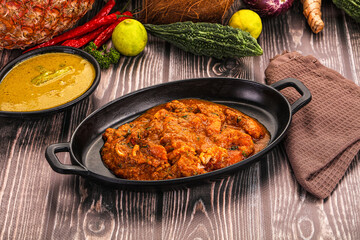 Indian cuisine - Prawns malabar masala