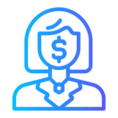 Investor  gradient icon