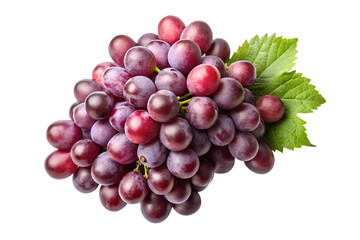 Fototapeta premium tow grape a sty isolated on transparent background png