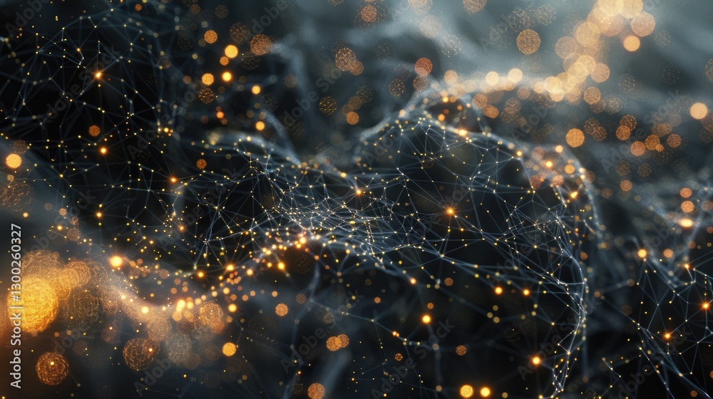 Poster explore the dynamic visualization of nodes and links within complex networks. this abstract represen