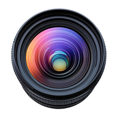 camera lens isolated on white