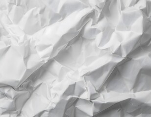 Obraz premium Crumpled White Paper Texture