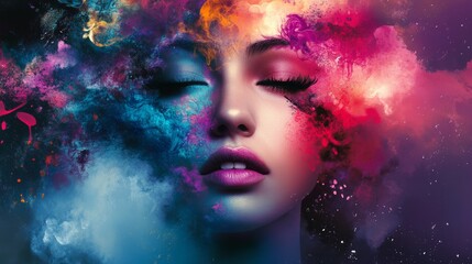 creative artistic backgrounds. Suitable for poster, business card, invitation, flyer, banner, brochure, email header, post in social networks, advertising, events and page cover.