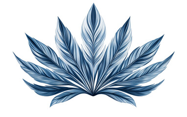 Fototapeta premium A Stylized Palm Leaf