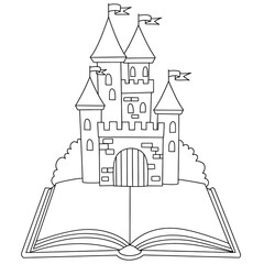 Fototapeta premium fairy tale sketch 