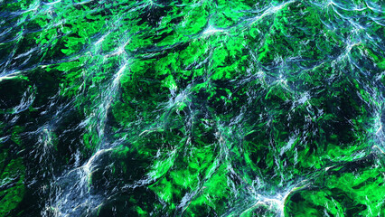 Water waves pattern texture, rough sea waves surface detailed 3d illustration.