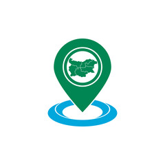 Bulgaria Map Icon Element Symbol Design