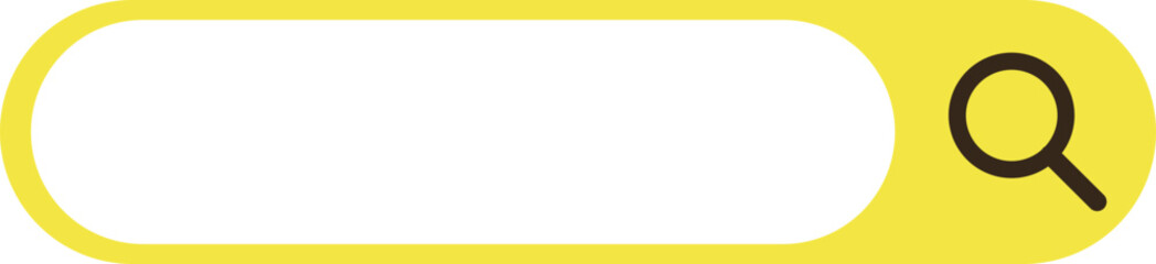 yellow search bar