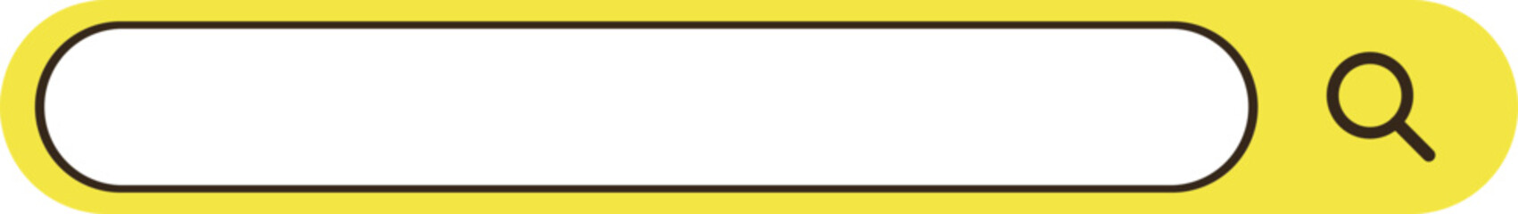 Obraz premium yellow search bar