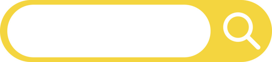 yellow search bar