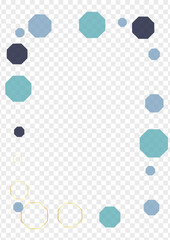 Turquoise Honeycomb Background Transparent Vector. Cell Data Template. Concept Texture. Gray Polygon Medical. Hexagon Wallpaper.