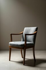 Wood chair. Household items. Furniture. living room interior design