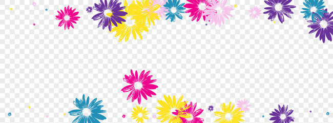 Green Petal Background Transparent Vector. Leaf Slightly Template. Pink Floral Flowering Period. Art Illustration. Summer Color Flowers.