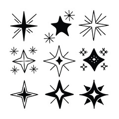 set of stars vector