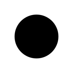 Black Circle Icon
