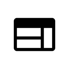 Fototapeta premium Layout Icon 