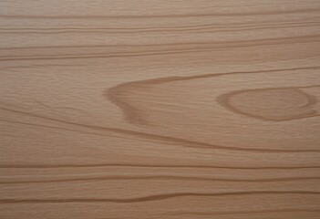 Obraz premium A smooth brown wooden surface with fine grain patterns and a polished texture. The clean, uniform wood creates a warm and natural background.