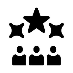 social bonding glyph icon