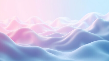 Obraz premium abstract background with wave soft color ,random wave,top left to down right,random wave,down left to top right,pink and blue light color,copy space for text,and economy system on buttom,and shadow in