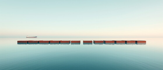 A lighter carrier on the ocean a massive vessel ca_012