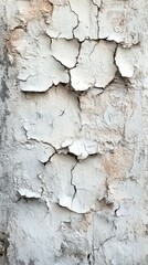 Cracked white wall texture showing age and wear in an urban environment