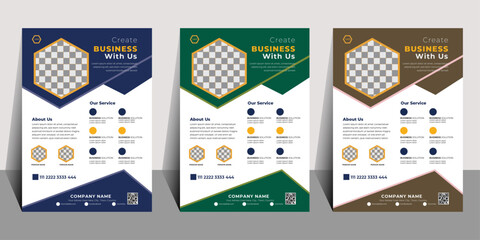 Modern  Corporate business flyer design, abstract Business flayer and creative design, it company flayer and editable Vector template design, creative corporate and Business flayer brochure  template