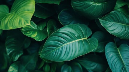 Serene Forest with Organic Shapes and Natural Textures